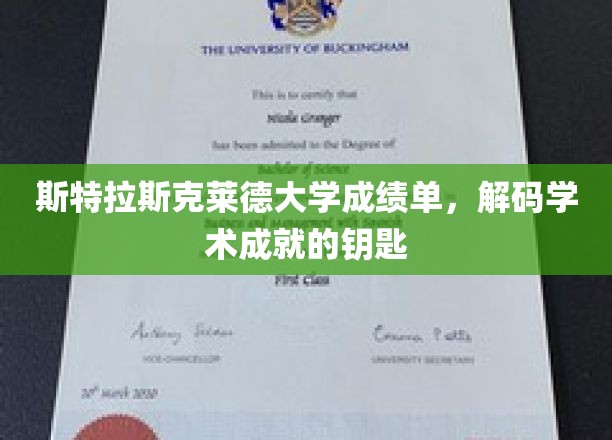 斯特拉斯克莱德大学成绩单，开启学术成就奥秘的密码钥匙