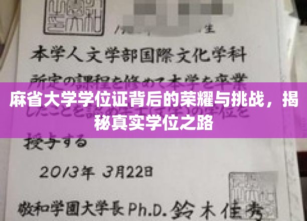 探寻麻省大学学位证的荣耀征程，挑战与成就背后的真实故事