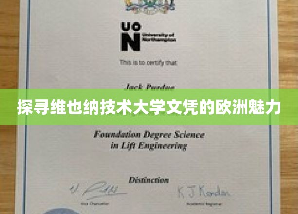 欧洲精英学府之旅，揭秘维也纳技术大学文凭背后的传奇风采