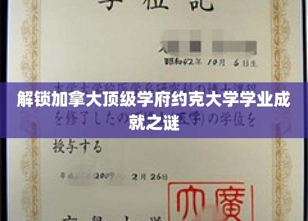 探秘约克大学，揭秘卓越学业的奥秘之旅